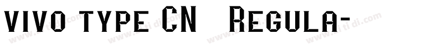 vivo type CN简 Regula字体转换